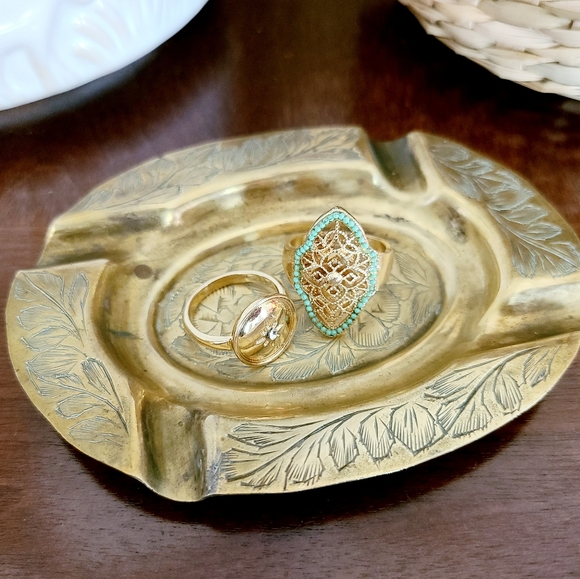 Vintage Other - ⭐VINTAGE⭐Brass Ashtray / Trinket Dish